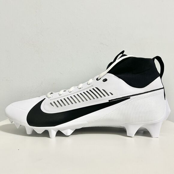 Nike Vapor Edge Pro 360 2 Carbon FF “White Black” Men’s Size 14 Football Cleats - Picture 4 of 8